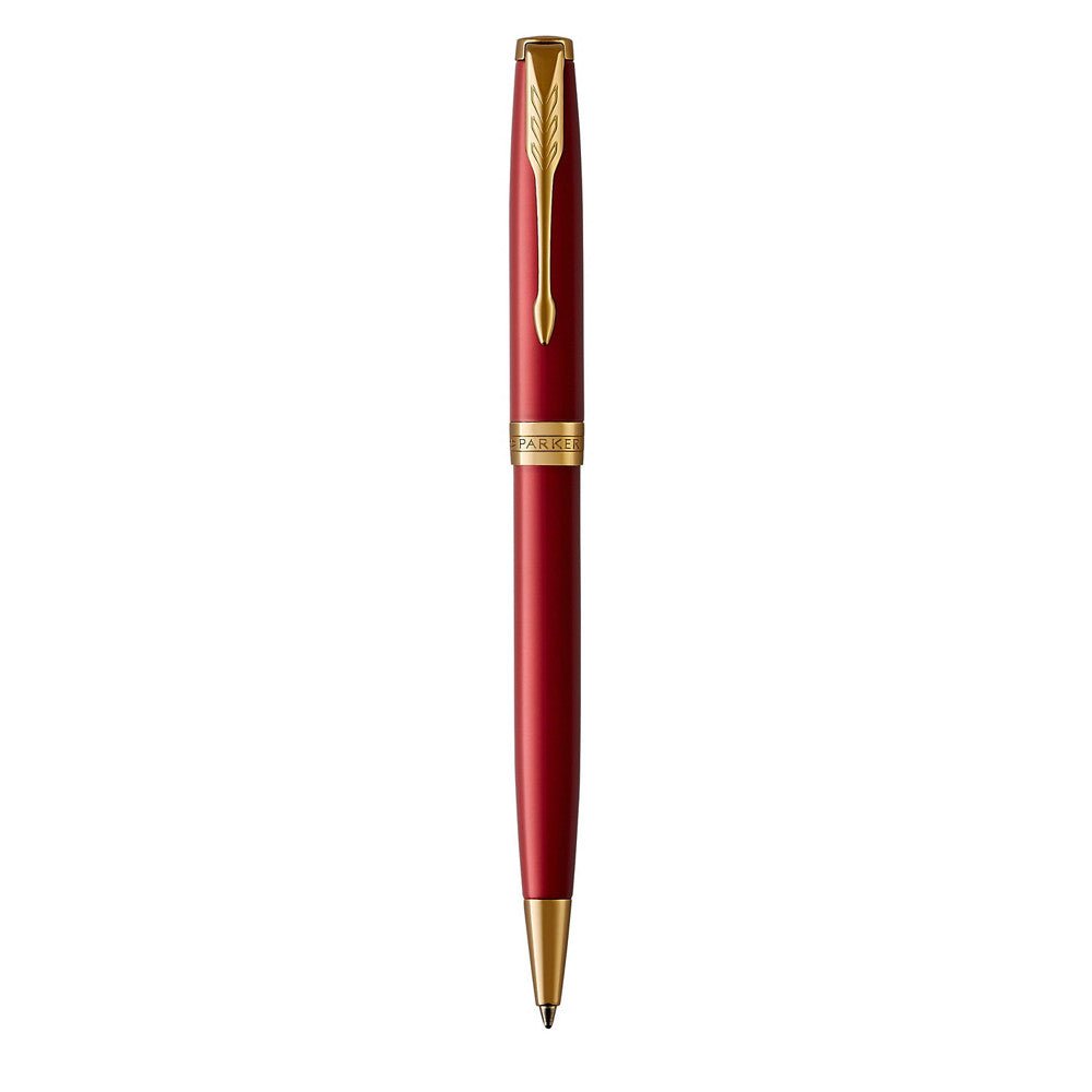 Parker Sonnet penna a sfera lacca rossa finiture oro 1931476