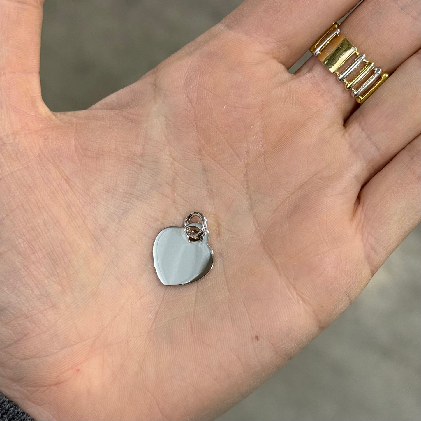 CIONDOLO CUORE MEDIO personalizzabile