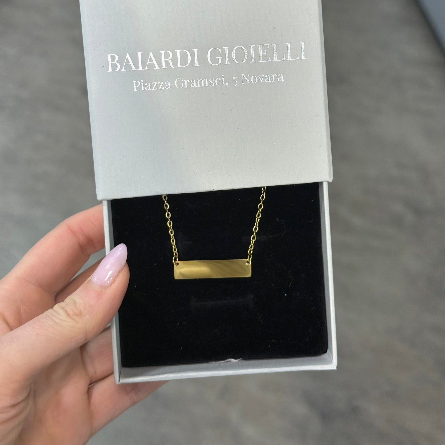 Ciondolo "Il tuo nome" gold PERSONALIZZABILE