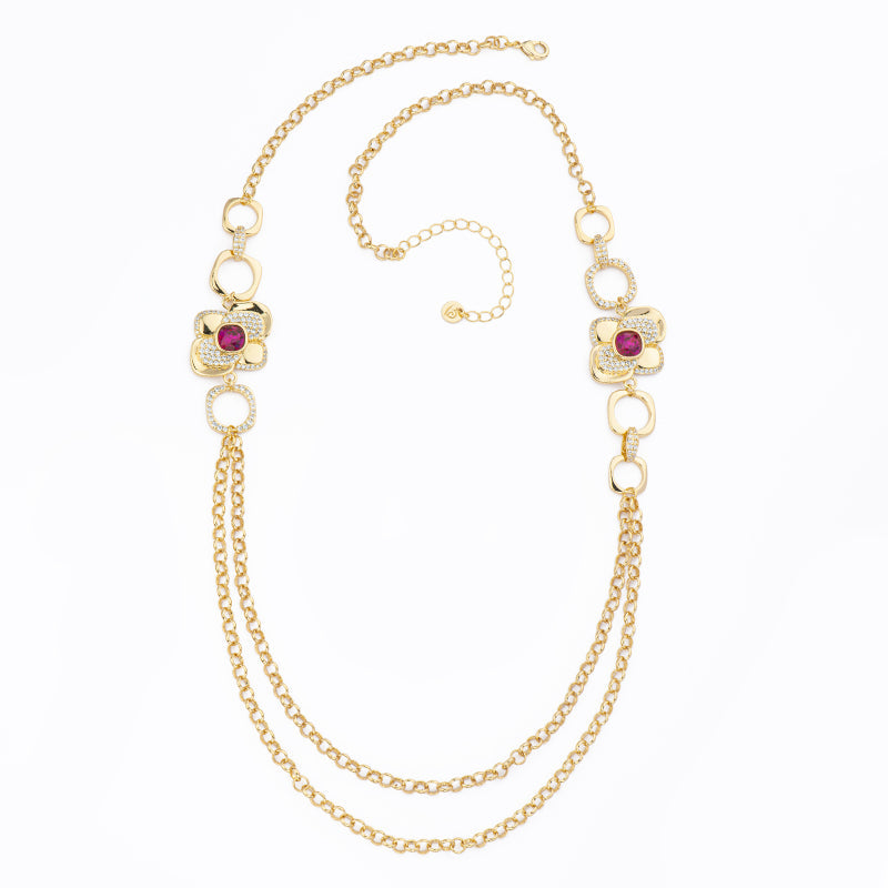 Collana Filadelfo Lunga Dorata Barbieri