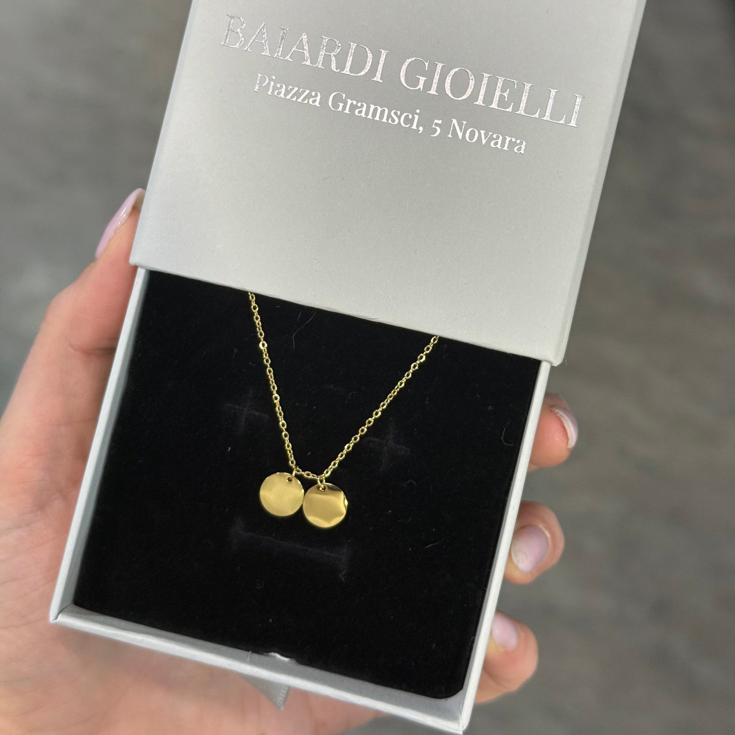 Collana INCISO LAB due ciondoli mini