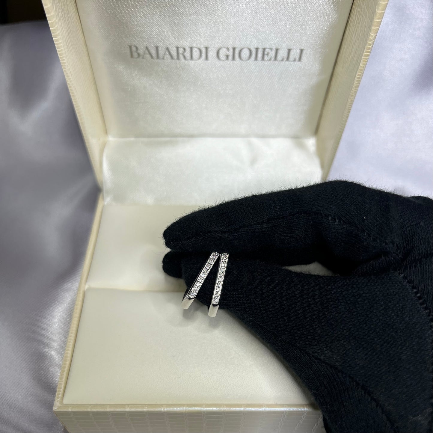 Orecchini geometrici diamanti