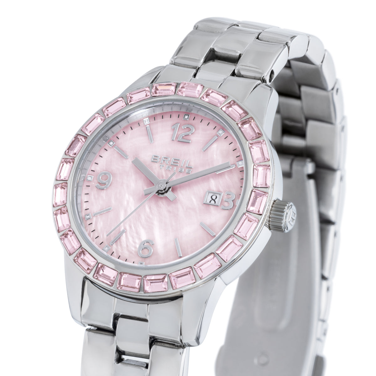 Orologio Breil Tribe Glow and Go donna madreperla rosa EW0824
