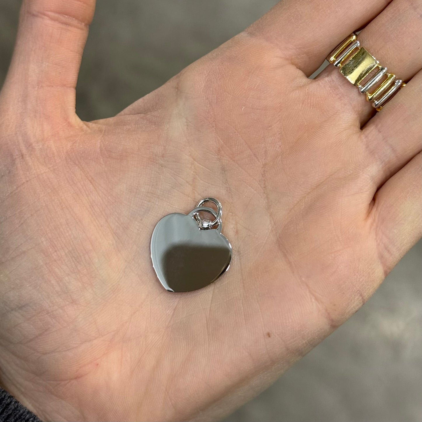 CIONDOLO CUORE BIG personalizzabile