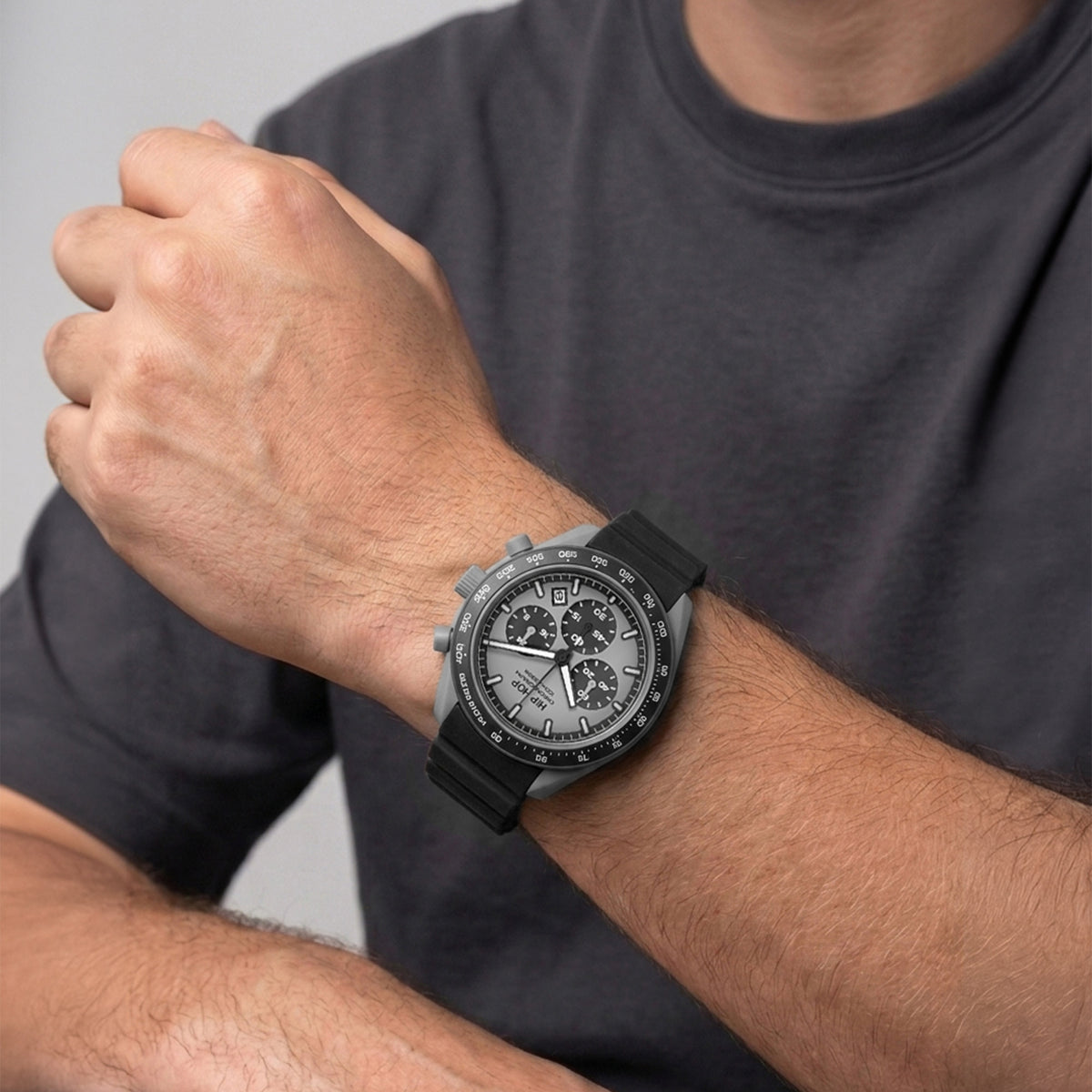 Orologio Hip Hop XT10 cronografo grafite