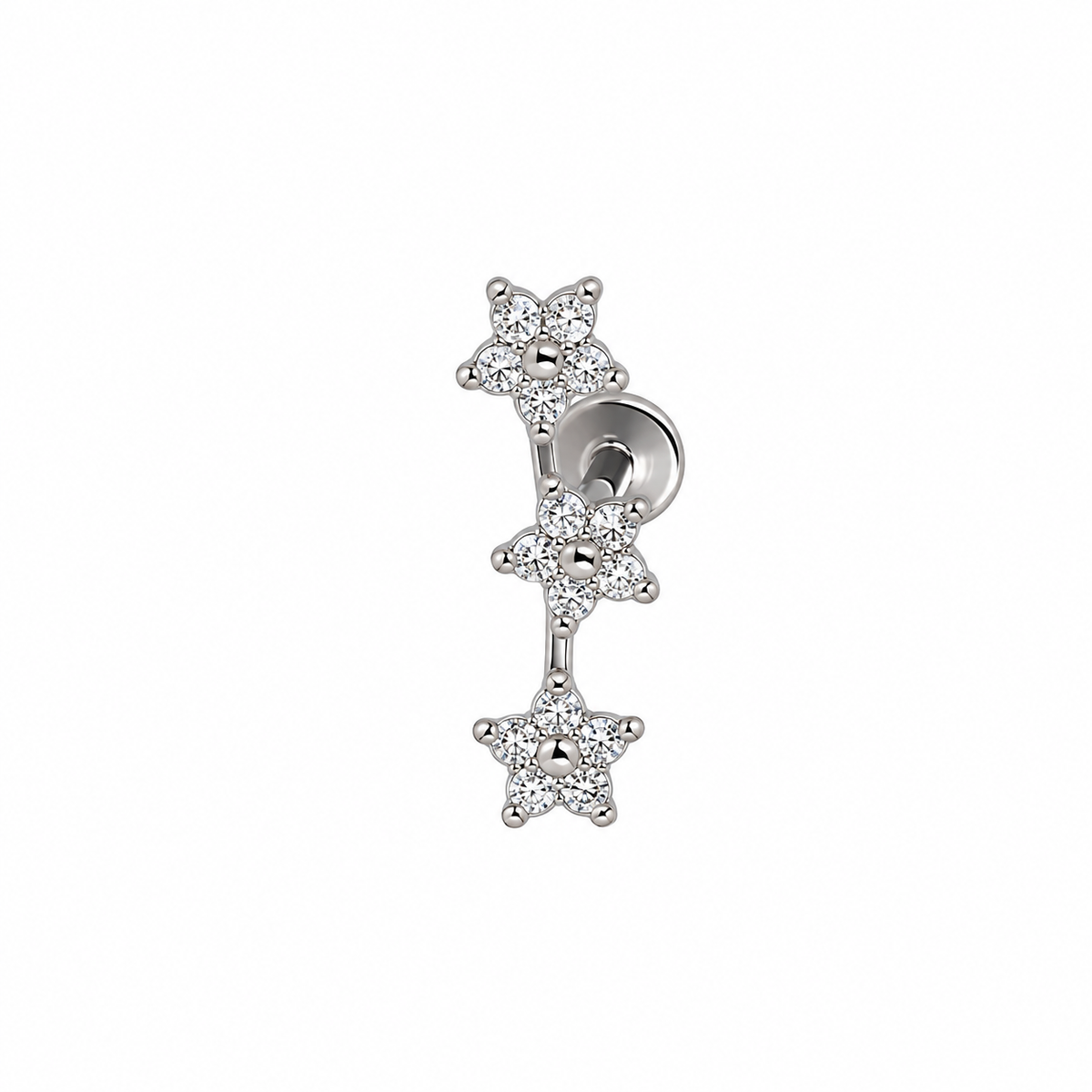 Piercing fiori silver – Gioielleria Baiardi Novara