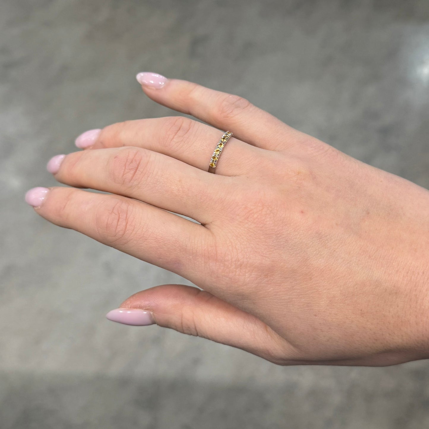 ANELLO BLING COLOUR - Zaffiri yellow