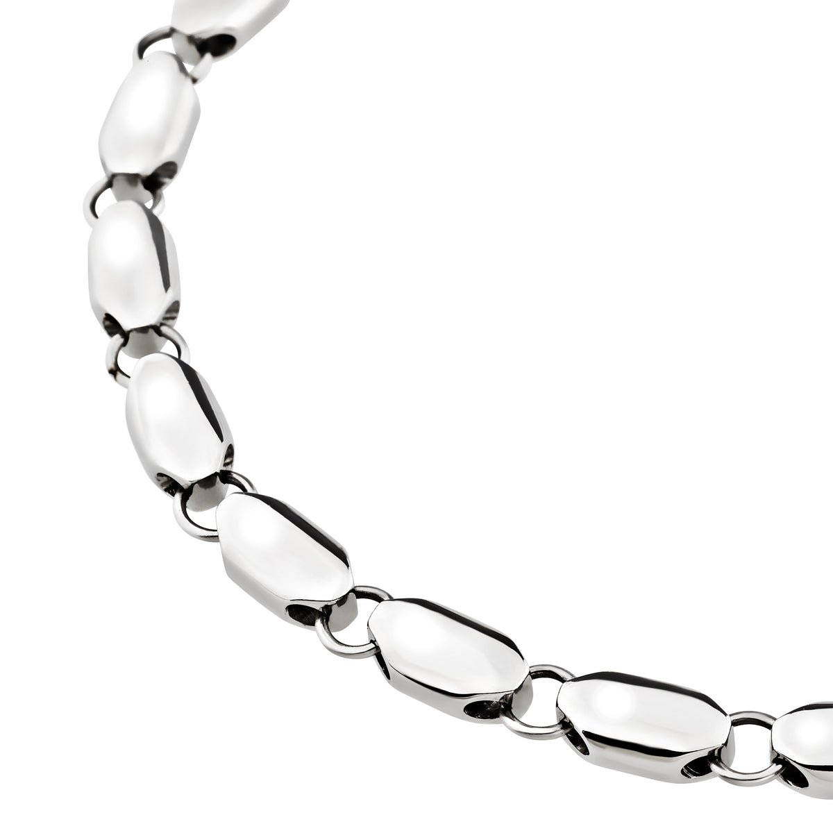 Collana Breil Nexus uomo acciaio esagonale