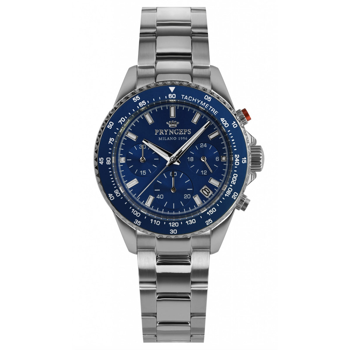 Cronografo Pryngeps Portofino Lady donna acciaio blu CR650