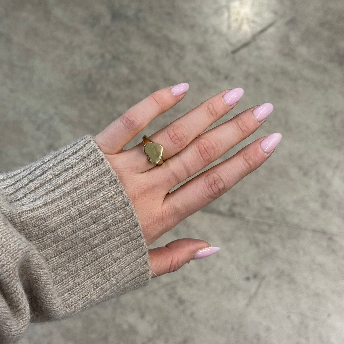 Anello cuore Personalizzabile Gold