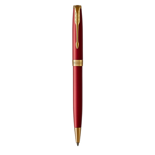 Parker Sonnet penna a sfera lacca rossa finiture oro 1931476
