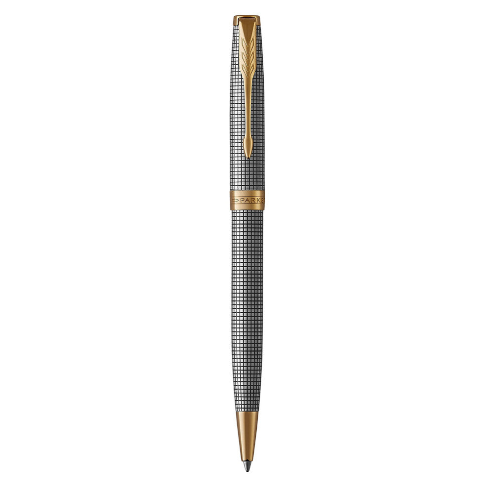 Parker Sonnet Ciselé penna a sfera argento finiture oro 1931492