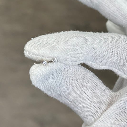 Orecchini tappabuchi zircone