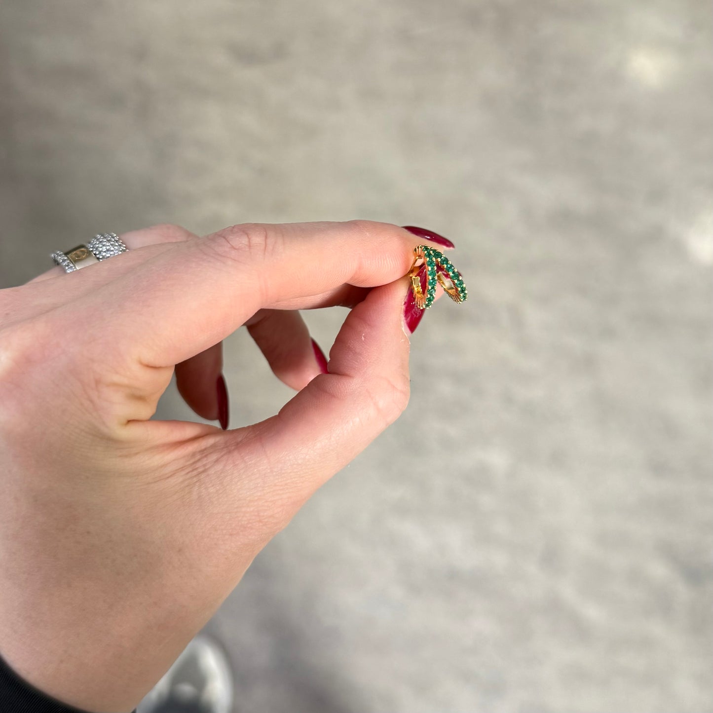 RAINBOW GOLDEN HOOPS