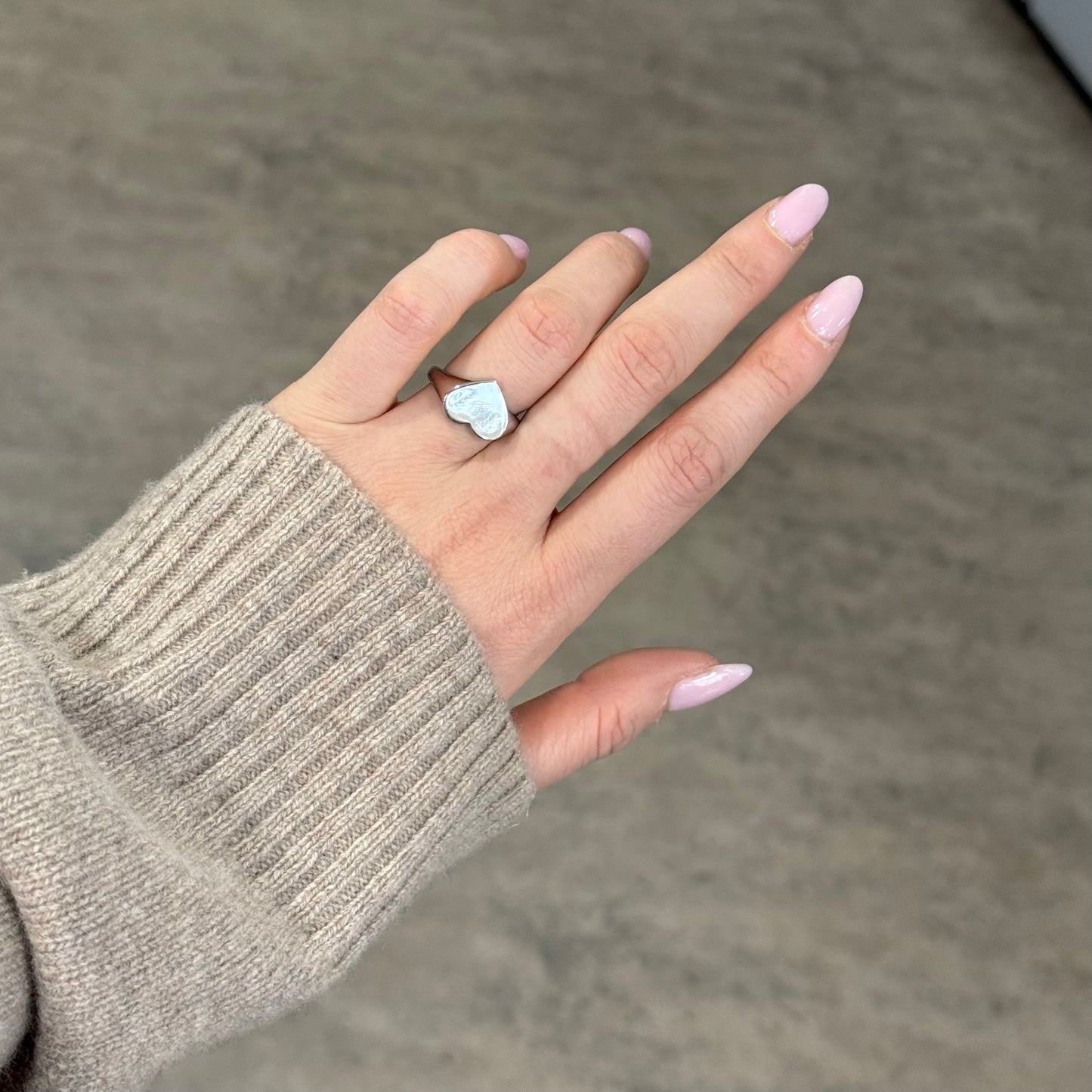 Anello cuore Personalizzabile