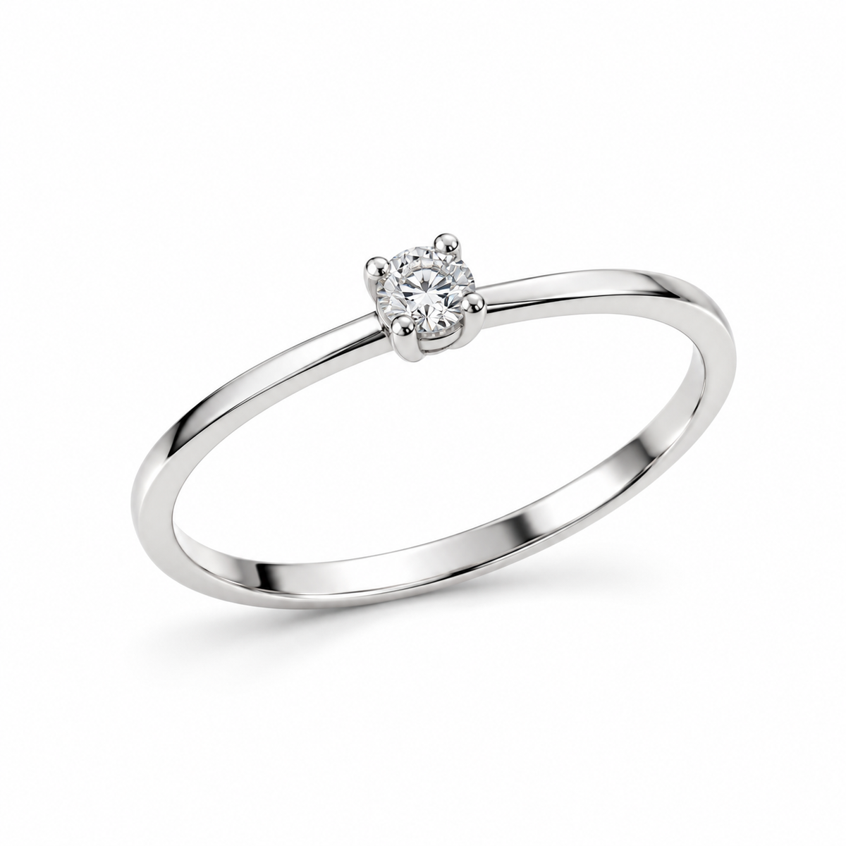 Anello Lucciole in oro 9kt con diamanti 0,09 ct
