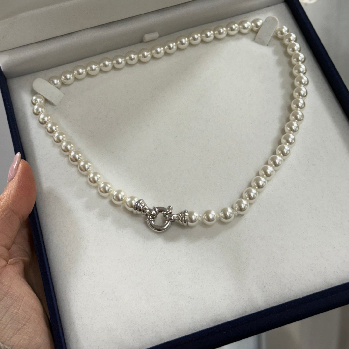 Collana Perle color Argento