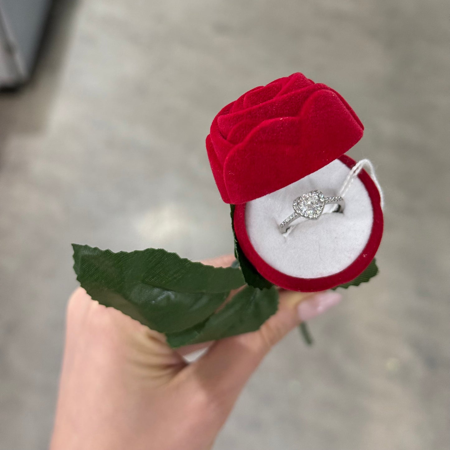 Anello Heart White collezione Rose 11/12