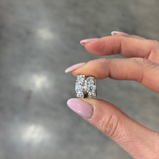 Orecchini trilogy hoops silver