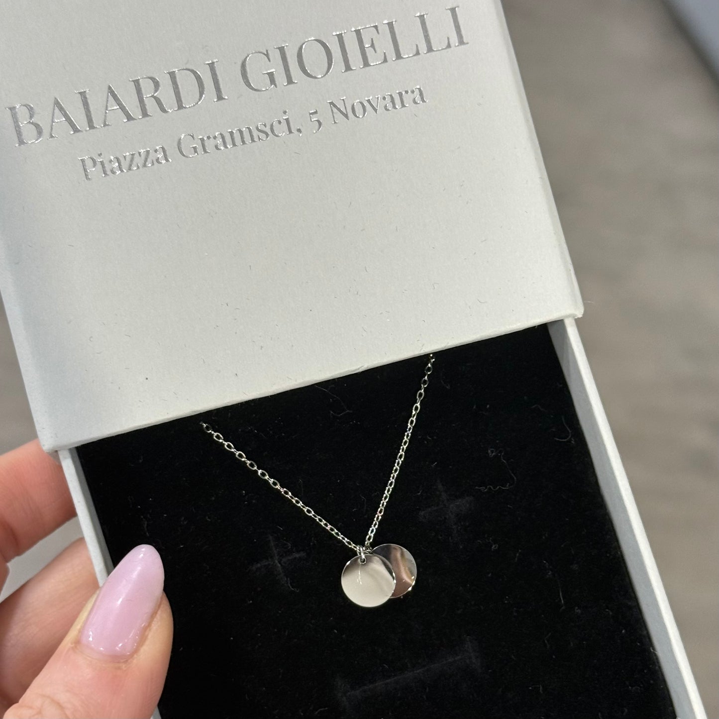 Collana INCISO LAB due ciondoli mini