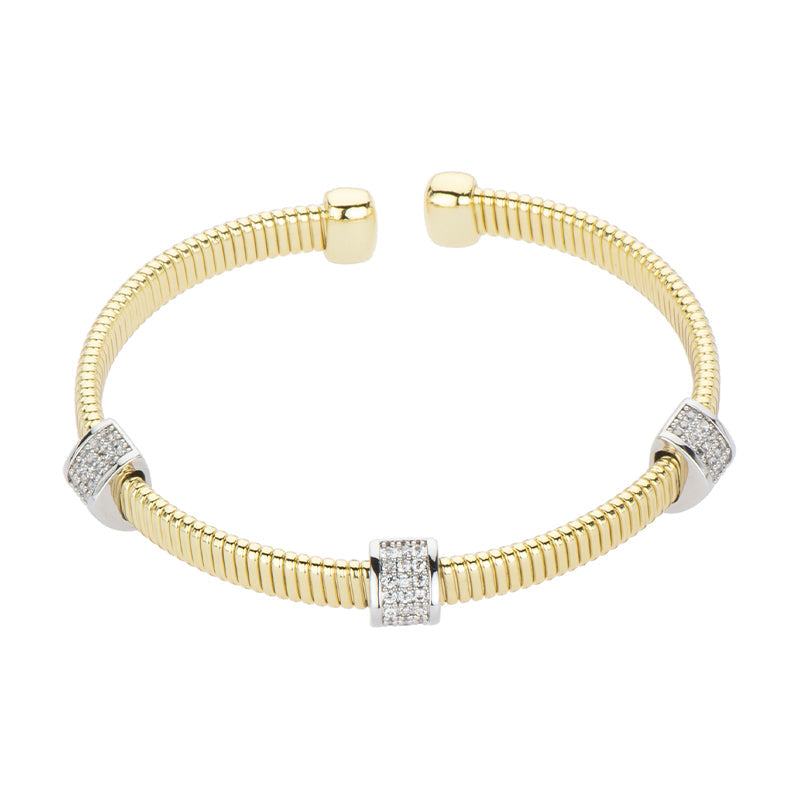 Bracciale Cleo Bangle Tubogas Dorato Barbieri