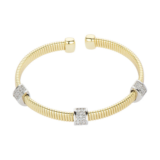 Bracciale Cleo Bangle Tubogas Dorato Barbieri