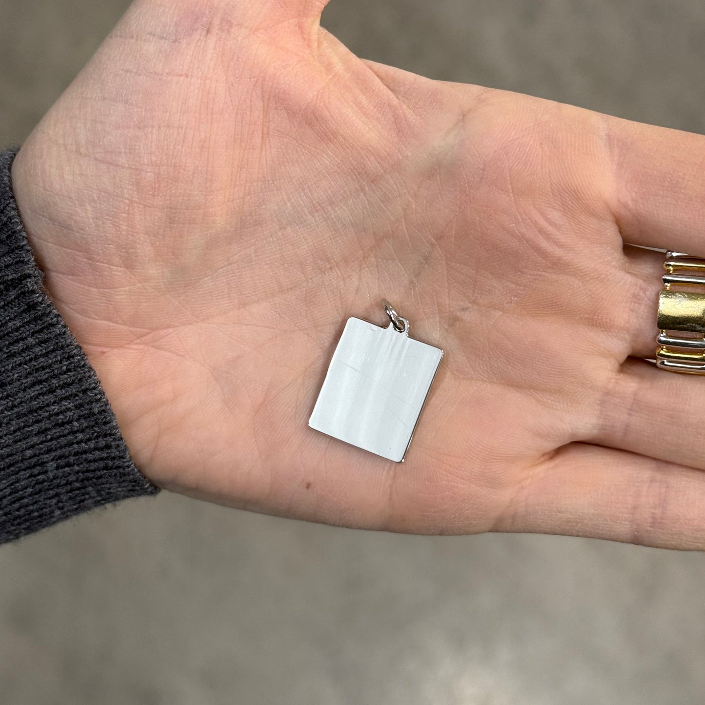 CIONDOLO RETTANGOLO MINI