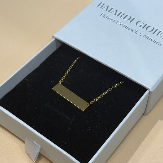 Ciondolo "Il tuo nome" gold PERSONALIZZABILE