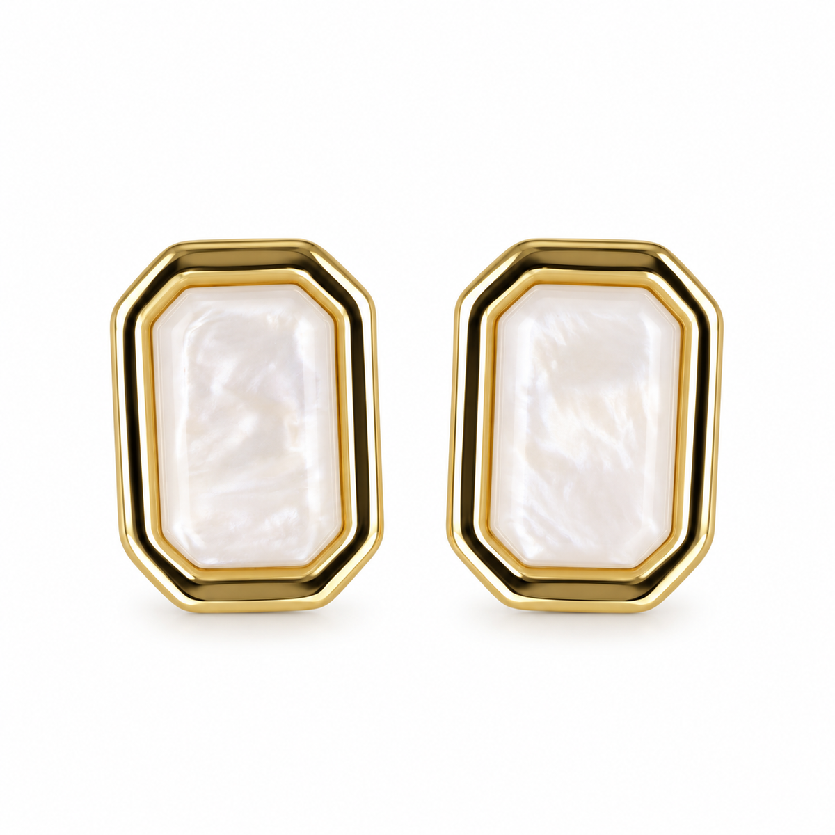 Orecchini Madreperla Gold – Gioielleria Baiardi Novara