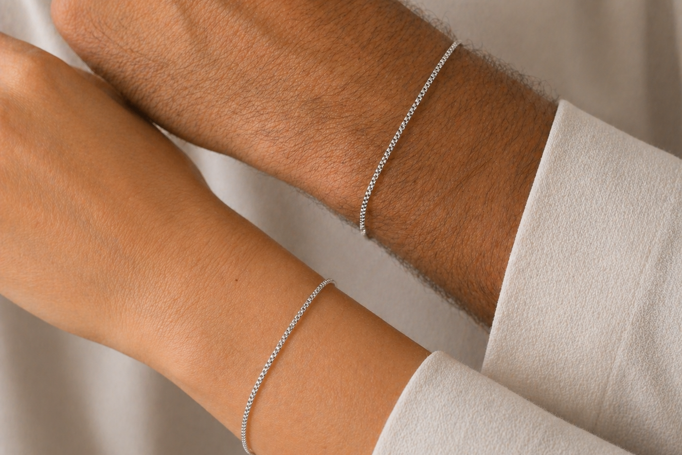 Bracciale Saldato - Veneziana Argento 925