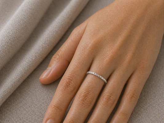 Anello Saldato - Veneziana Argento 925