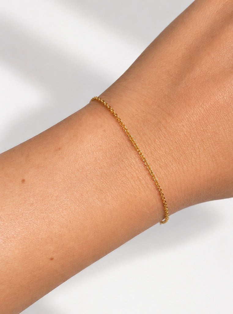 Bracciale saldato Rolò – Oro 18kt giallo