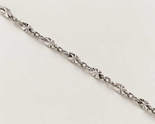 Anello saldato Luce Medium – Acciaio Silver