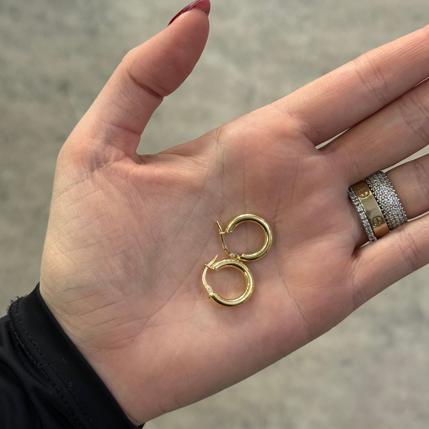 Golden kiss - earrings set