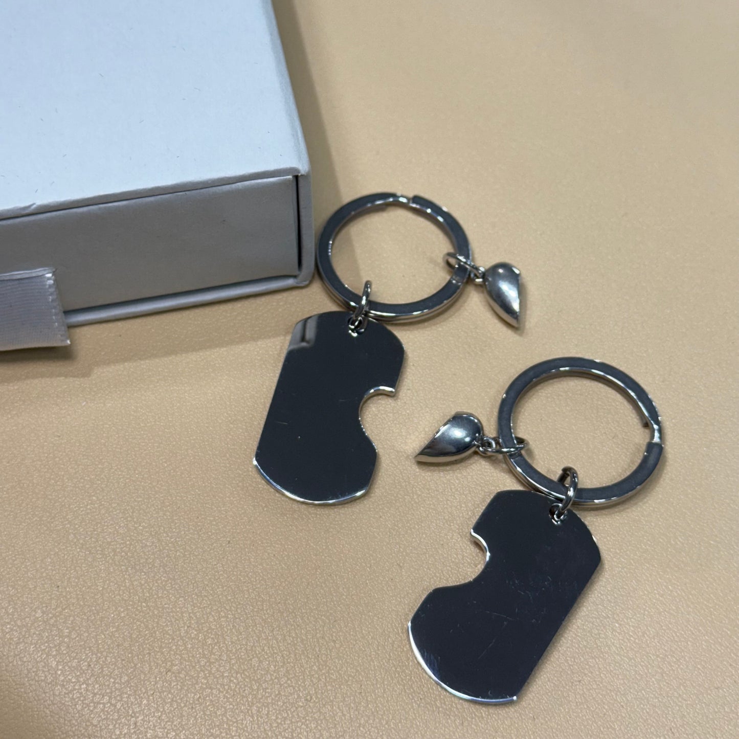PORTACHIAVI Cuori Magnetici Personalizzabile
