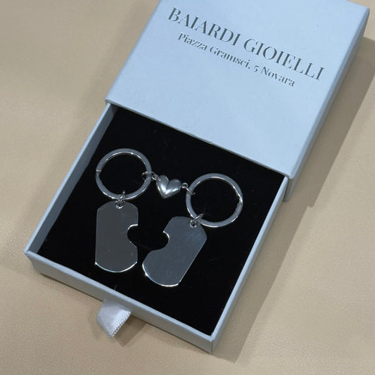PORTACHIAVI Cuori Magnetici Personalizzabile