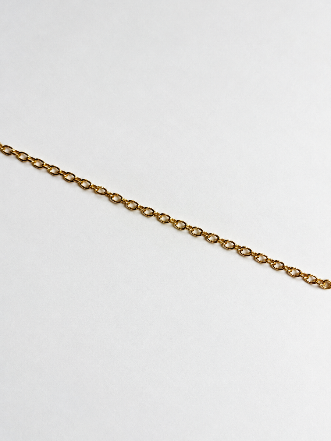 Bracciale saldato Catena Simple – Acciaio Gold