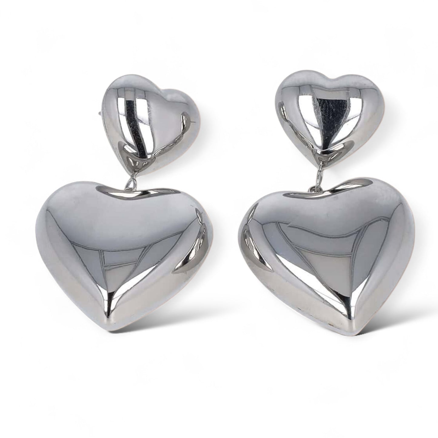 ORECCHINI BAAIA JEWELS BOLD HEART DOPPIO