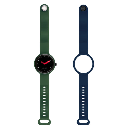 Smartwatch Hip Hop Hero.Next verde scuro e blu