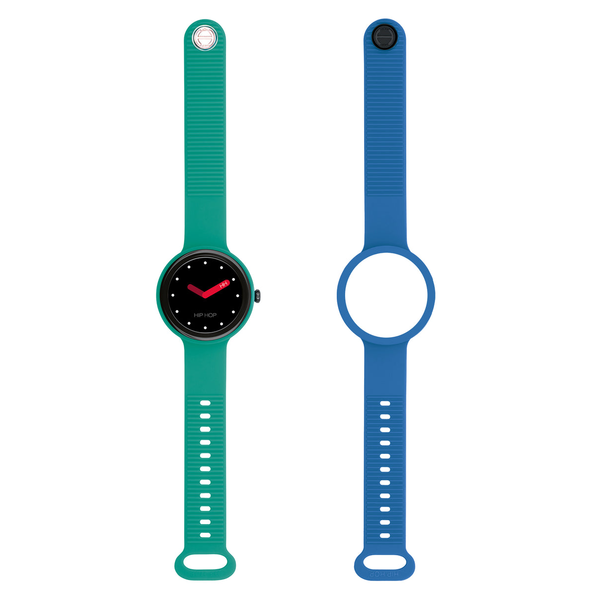 Smartwatch Hip Hop Hero.Next verde brillante e blu