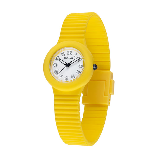 Orologio Hip Hop Numbers giallo