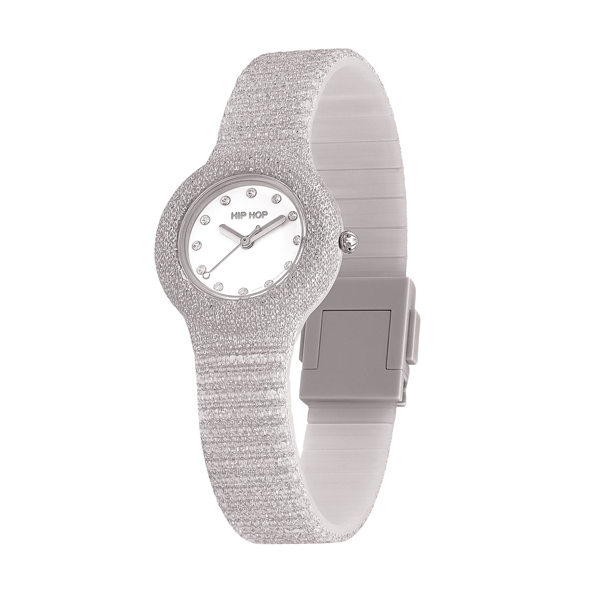 Orologio Hip Hop Shimmer Crush silver