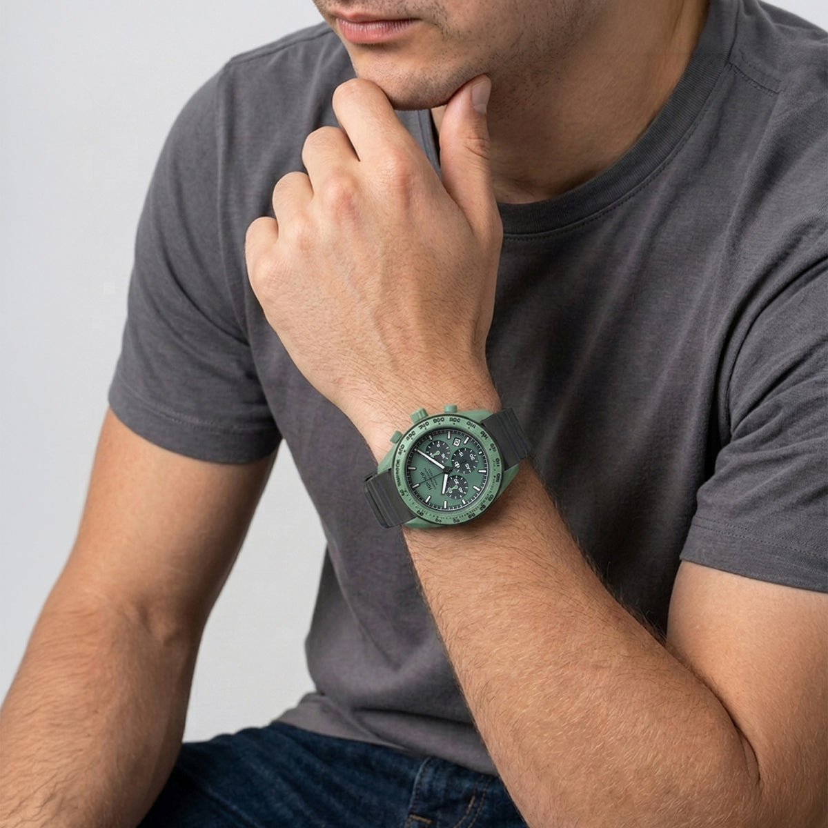 Orologio Hip Hop XT10 cronografo verde salvia