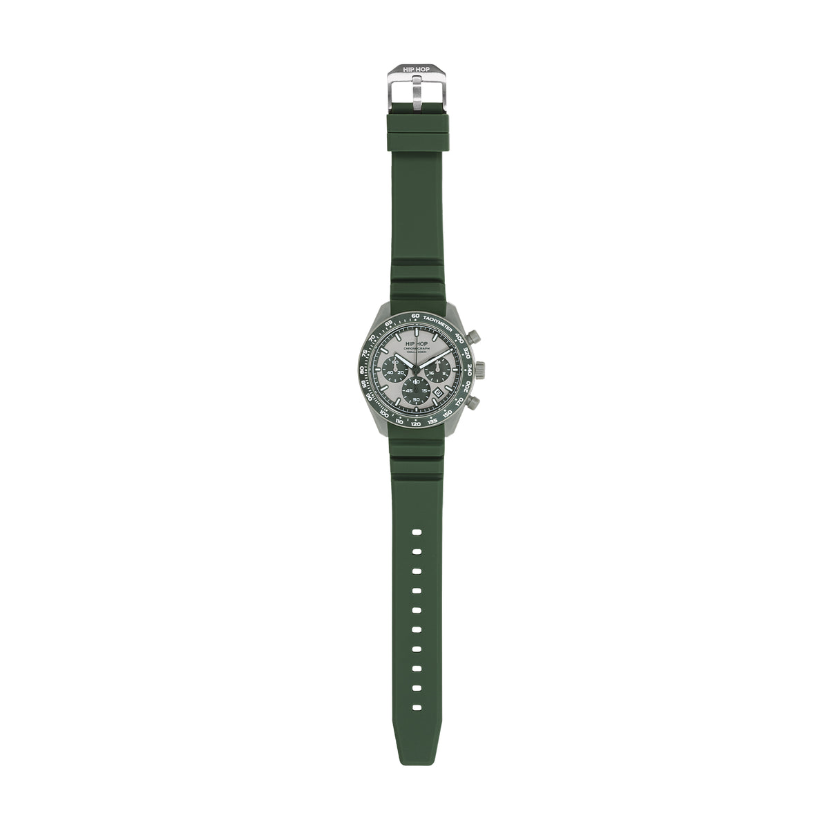 Orologio Hip Hop XT10 cronografo verde oliva