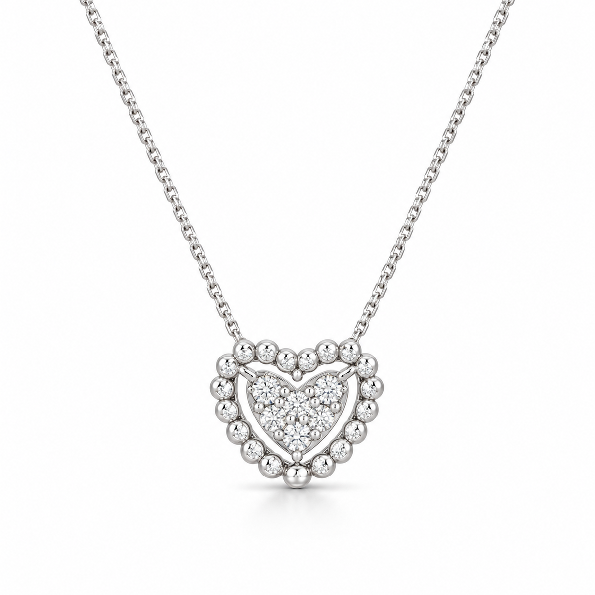 Collana Lucciole in oro 9kt e diamanti 0,03 ct