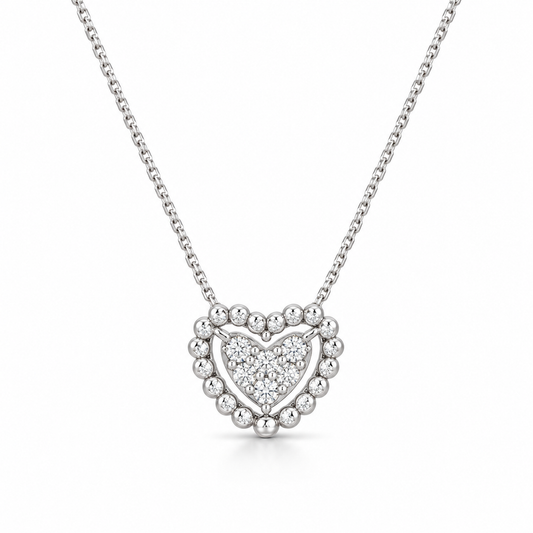 Collana Lucciole in oro 9kt e diamanti 0,03 ct