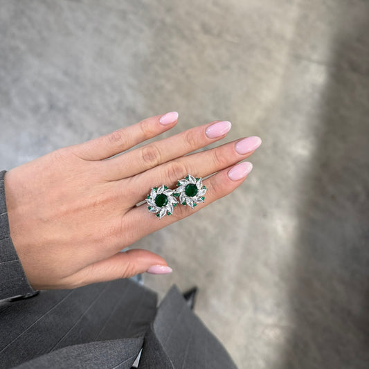 ORECCHINI GODNESS GREEN