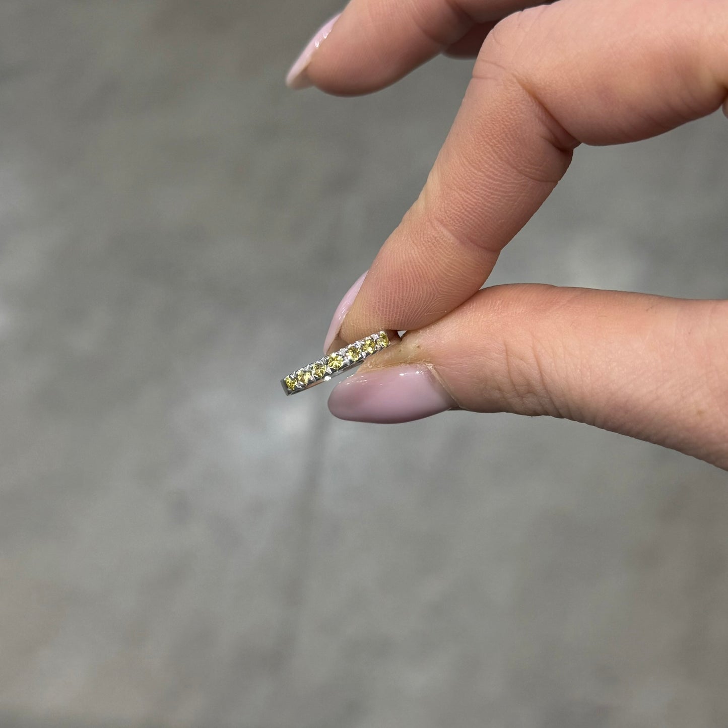 ANELLO BLING COLOUR - Zaffiri yellow