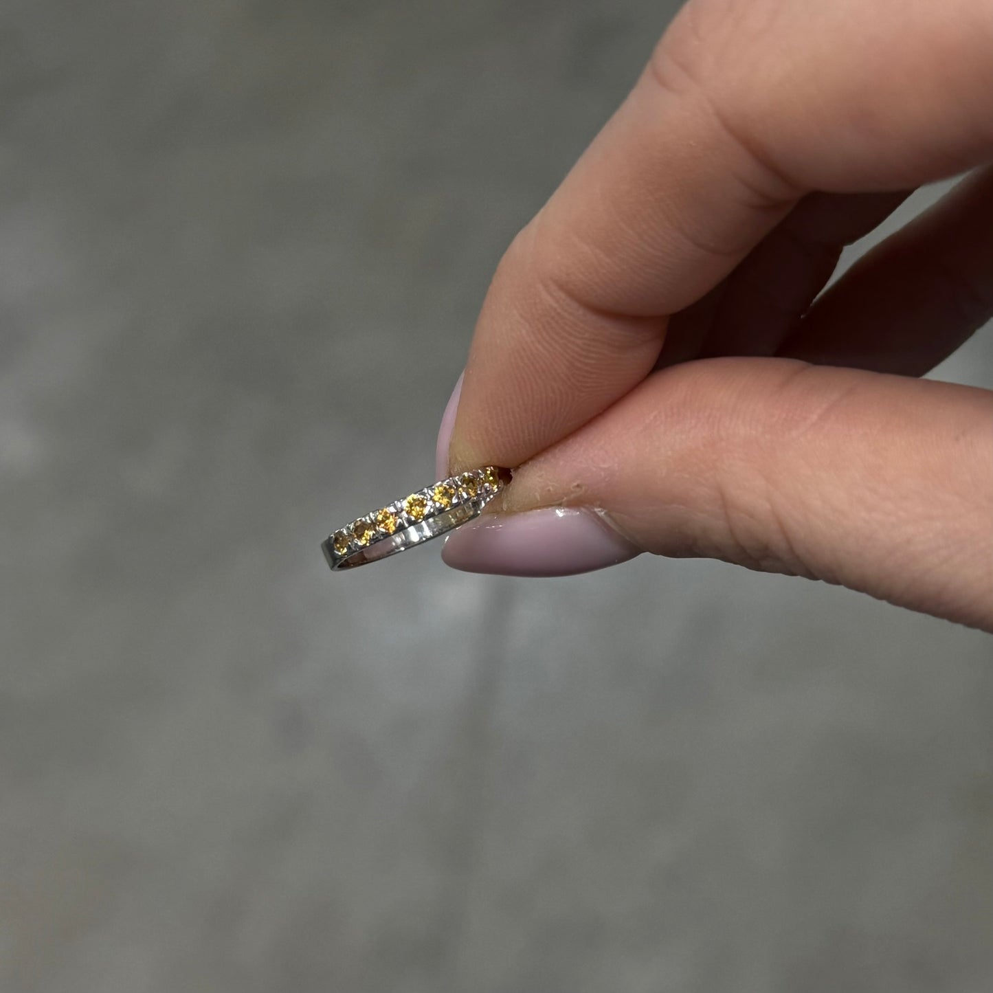 ANELLO BLING COLOUR - Zaffiri Orange