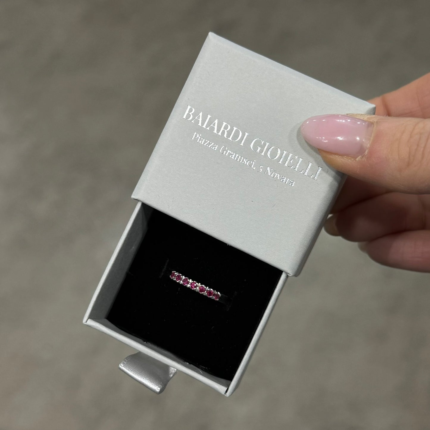 ANELLO BLING COLOUR - Rubini